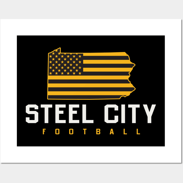 Steel City Football Wall Art by stayfrostybro